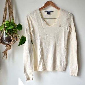 Ralph Lauren Sport V-Neck Sweater Medium